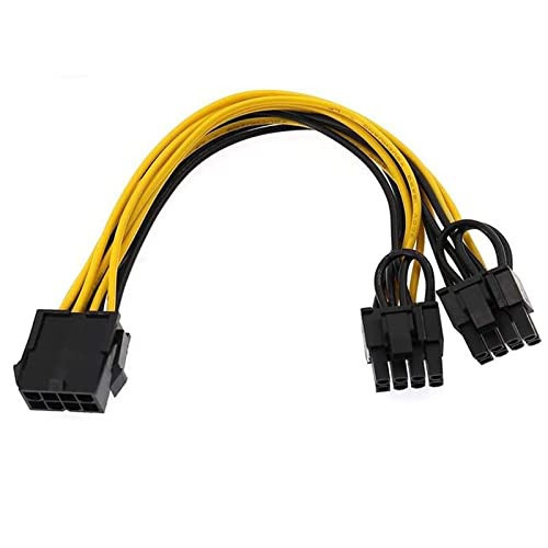 PX-4302-8 8 pin 2x8 Pin PSU Ekran Kartı Güç Çevirici Kablo,%100 Saf Bakır 8pin Çevirici Ka