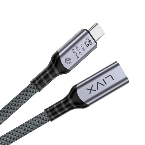 Type C Type C USB4.0 240W 40Gbps 8k60hZ Uzatma Kablosu 1 Metre LCU