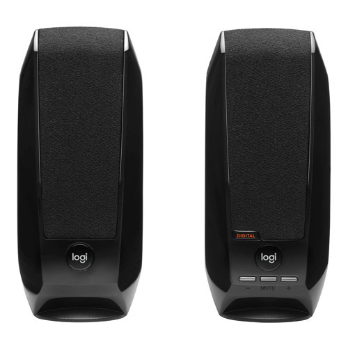 S150 USB Stereo Hoparlör, 2.0, İnce Hafif , Kompakt Taşınabilir, Kolay Ses Kontrolleri, Işıklı Gösterge, Sessize Alma Düğmesi, 2 W,