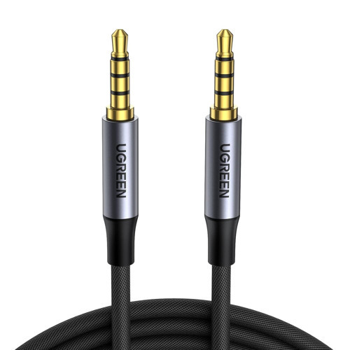 3.5mm Hi-Fi Erkek Erkek TRRS Aux Ses Mikrofon Kablosu 2 Metre