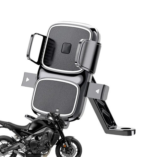 Bisiklet Motosiklet Scooter için Dikiz Aynası Uyumlu Telefon Tutucu Orjinal Malzeme Yüksek Kalite 360 Derece Dönebilen Universal Modellere Uyumlu Kolay Kurulum Kullanım ZR658 (ZR658)