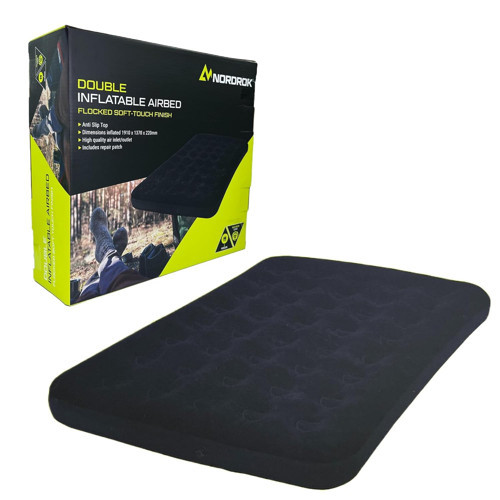 Nordrok 75146 Flocked Inflatable Airbed