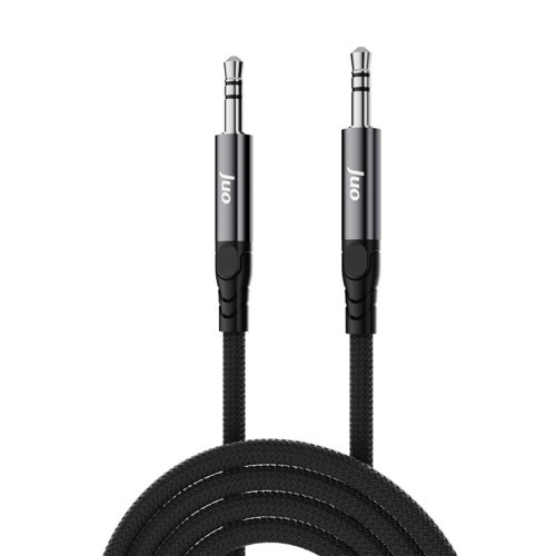 Stereo 3.5mm TRS Örgülü Aux Ses Kablosu 1 Metre