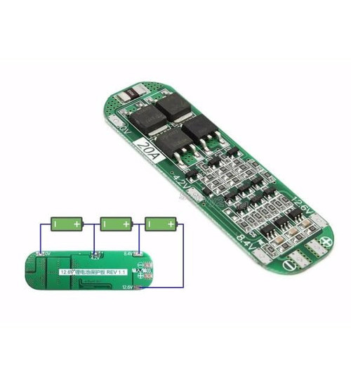 3S 20A BMS Pil Şarj Koruma Kartı Lityum Lipo Batarya 18650 -ion