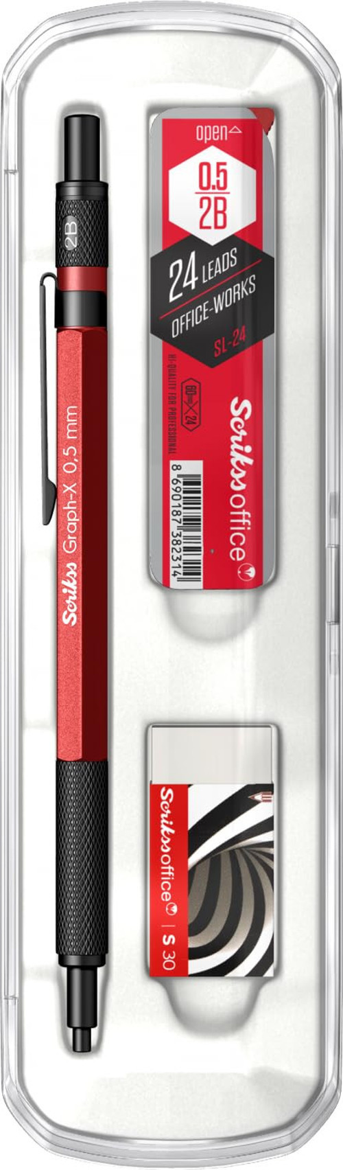 3'lü Set Versatil Kalem 0.5 Mm , Silgi, Min.