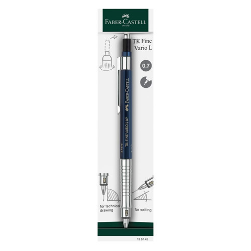 TK Fine Vario Versatil Kalem, 0.7 mm, Indigo, Sertlik Ayarlı Metal Uç, Çizim Yazım İçin