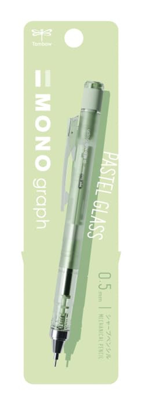 Mechanicai Pencil Mono Graph| Yenilikçi Sarsıntı Mekanizması MONO Silgi Özellikleri | LIMITED EDITION Renk| 0,5 mm| Yeşil