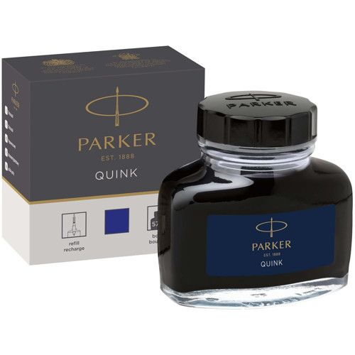 Quink Dolma Kalem Şişe Mürekkebi, 57 ml, Mavi