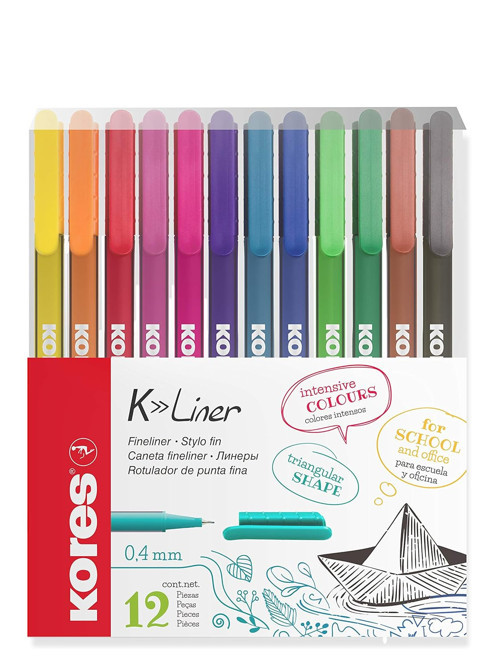 FL28112 Fineliner-Set, 0,4 mm, 12 renk