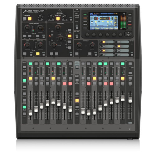 X32 PRODUCER Rafa Edilebilir Dijital Mikser, 40 Giriş, Busse, 16 Programlanabilir Midas Ön Amplifikatörü, 17 Motorlu Fader, 32 Kanallı Ses Arayüzü*Uzaktan Kumanda