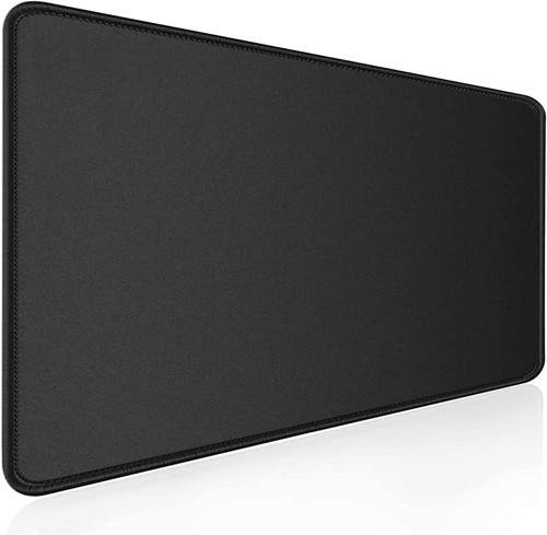Classic Mouse Pad, Dikişli Kenar, Kaymaz Taban, Büyük Boy Pürüzsüz Yüzey, Baskısız Tipi Masa Koruyucu, Ergonomik Mouse Ped (90x40 cm - XX Large, )
