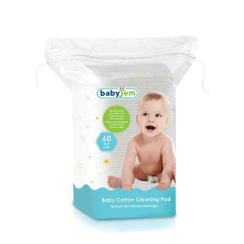 Bebek Temizleme Pamuğu 60 Adet Çok 8681049214614