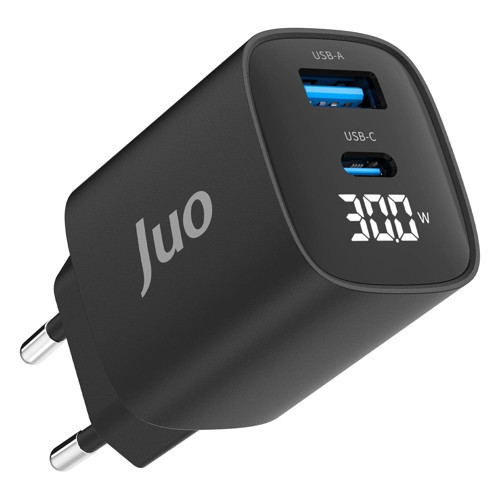 ZH-2U41T 25W PD 3.0 Type-C & USB-A Çift Bağlantı Noktalı Şarj Adaptörü, Huawei, iPhone 15/14/13/12/ , iPad / Daha Fazlası ile Uyumlu