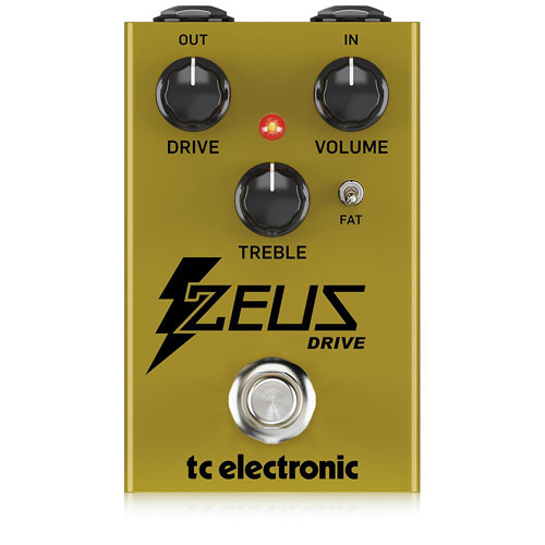 ZEUS DRIVE OVERDRIVE Efsanevi Dinamik Overdrive Boost Pedalı, FAT Mod Anahtarı İsteğe Bağlı Tamponlu Bypass