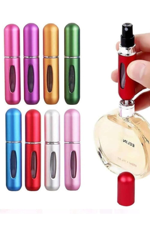 Şık Doldurulabilin Mini Lüx Şişe Seyehat 5 Ml Şişesi Taşınabilir Portatif