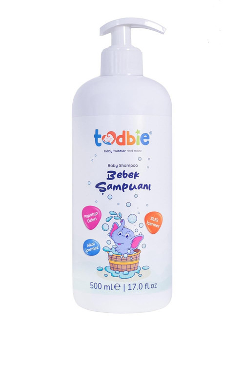 Bebek Şampuanı - 500 ml Göz Yakmayan, Papatya Özlü, 2'si 1 Arada Bebek Şampuanı - Sles Içermez