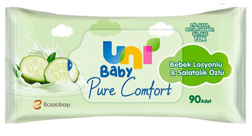 Bebek Losyonlu Salatalık Özlü Islak Mendil 12x90 1080 Yaprak