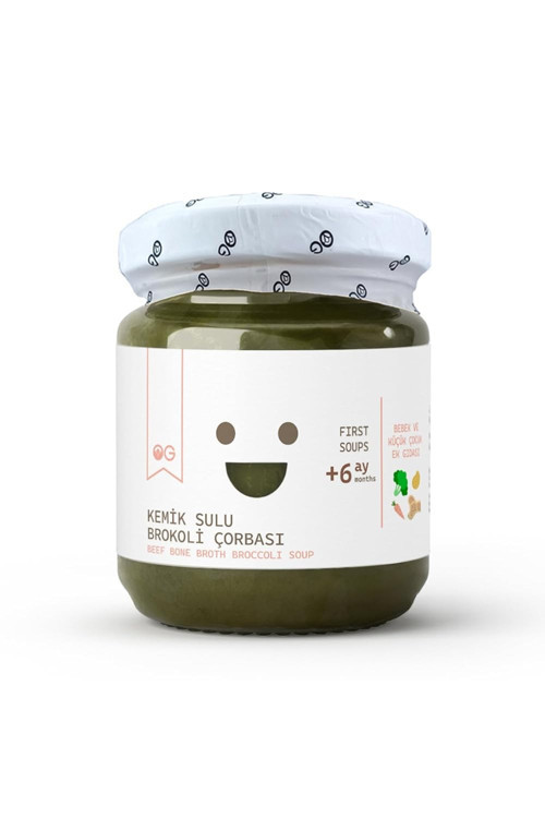 Kemik Sulu Brokoli Çorbası 200g +6 Ay