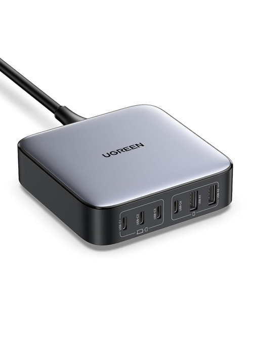 200W USB C Şarj Cihazı 100W + 100W 6 Bağlantı Noktalı PD Şarj Cihazı GaN II PPS MacBook / iPhone iPad ile uyumludur.