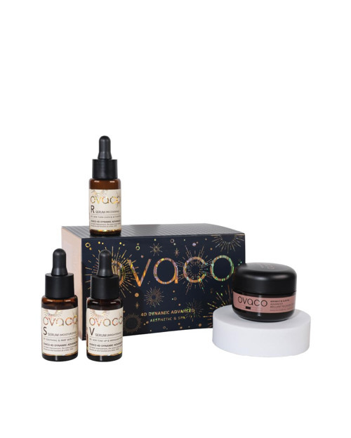 4D Dynamic Cilt Bakım Seti – Peptit, Squalane, Ginseng, Panthenol, Niacinamide B3 – Yaşlanma Karşıtı, Leke Karşıtı – Kore Bilimiyle Geliştirildi – 3 Serum + 1