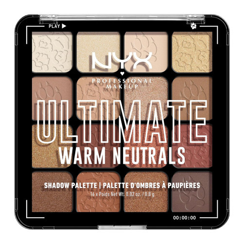 NYX MAKEUP, Nihai Gölge Paleti, Göz Farı Paleti - Sıcak Nötrler