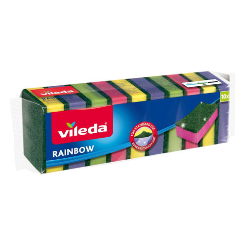 Ekonomik Bulaşık Süngeri, 10'lu Ekonomik , Rainbow