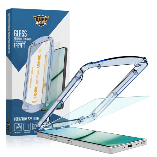 S25 Serisi ile Uyumlu EasyFit Glass Kolay Uygulama Aparatlı Ekran Koruyucu Temperli ( S25 Ultra)