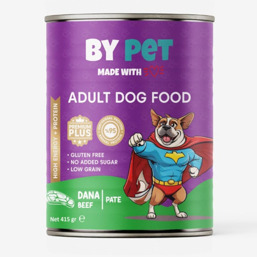 Dana Etli Yetişkin Yaş Maması 1 Adet -400 Gram Konserve