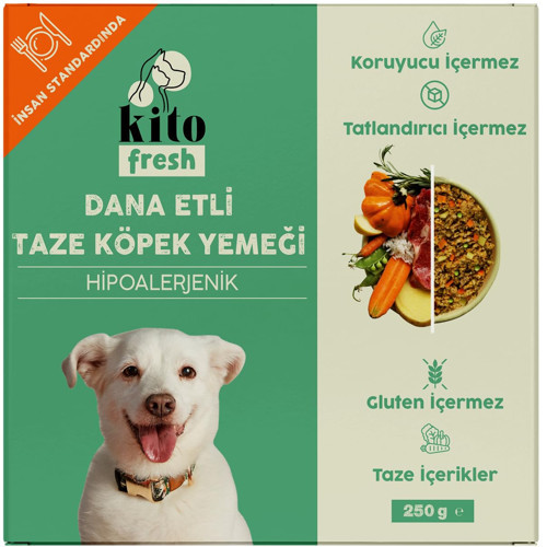 Dana Etli Yemeği%100 Taze İçerikli Mama 250 gr