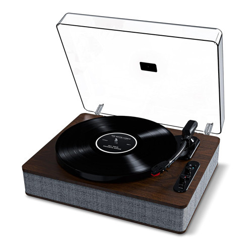 Luxe LP – Hoparlörlü Bluetooth çalar, USB dönüştürme, tam boyutta, otomatik durdurma, kulaklık çıkışı, 3