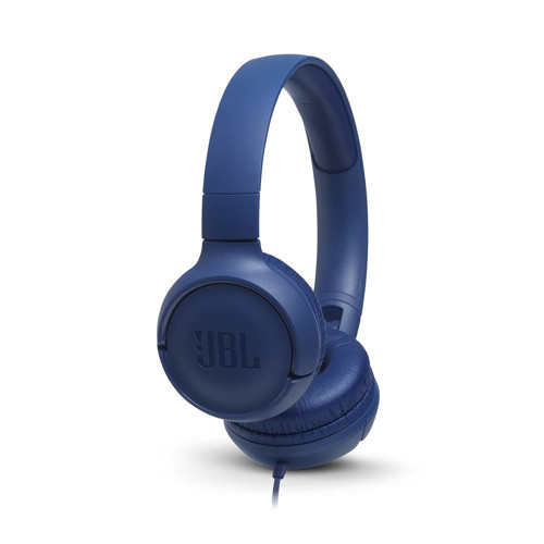 T500BLU Tune 500 Kulak Üstü Kulaklık, Kablolu, Mikrofonlu, 32mm Sürücü, , 20 Hz – 20 kHz, Mavi