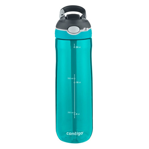 Üniseks Ashland Autospout pipetli büyük BPA içermeyen su şişesi Turkuaz 720 ml