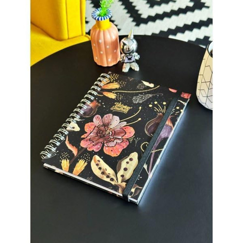 's Sert Kapaki Spiralli Defter 17x24 cm 90 gr. 96 yp.Çizgili