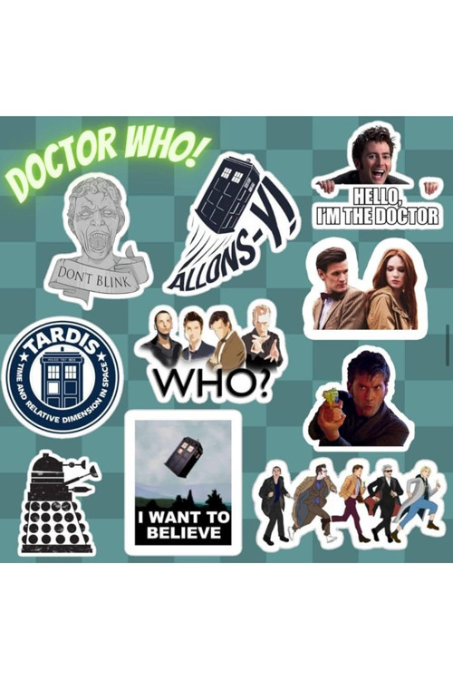 Who Sticker Seti | Laptop Telefon Etiket