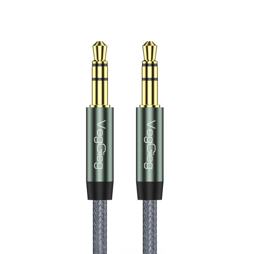 3.5mm TRS Hi-Fi Örgülü AUX Ses Kablosu 5 Metre
