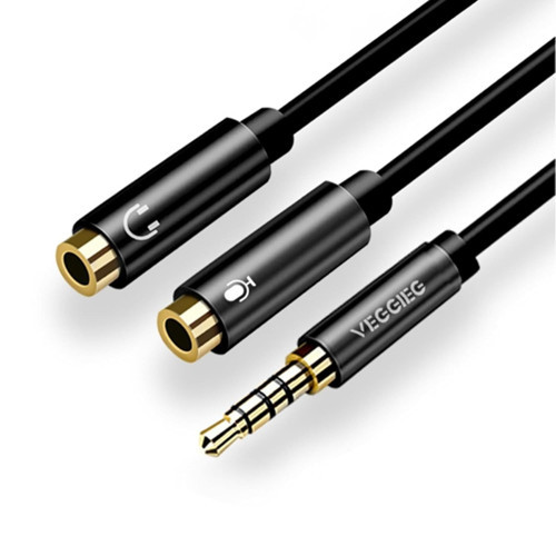 3.5mm Kulaklık Mikrofon Birleştirici Y Kablo