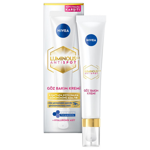 Luminous630 Koyu Halka Karşıtı Göz Bakım Kremi 15 ml, Nemlendirici,Kafein,Thiamidol,Hyaluronik Asit
