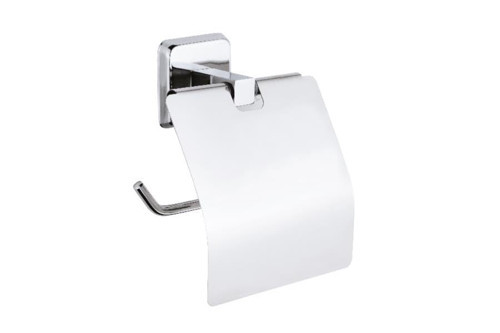 Kare Krom Yapışkanlı Kapaklı Tuvalet Kağıtlığı Wc Kağıtlık Tuvalet Kağıdı Askısı