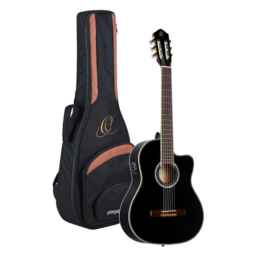 tega Guitars RCE141BK Elektro Klasik Gitar ()