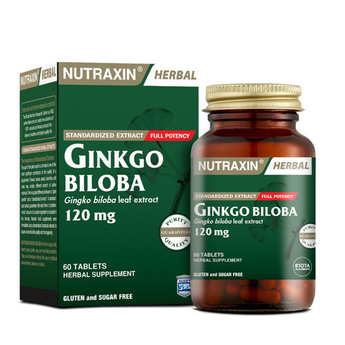 Ginkgo Biloba+ 120 mg 60 Tablet Takviye Edici