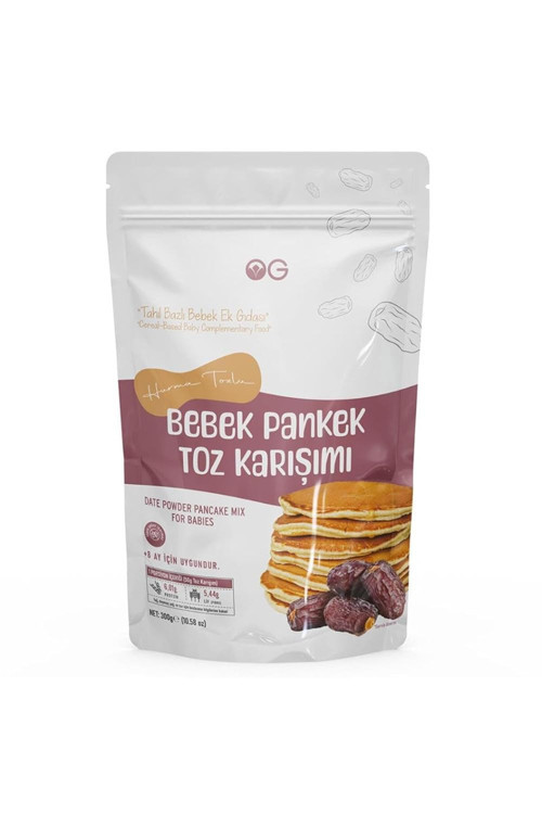 Hurma Tozlu Bebek Pankek Toz Karışımı 300 Gr +8 Ay