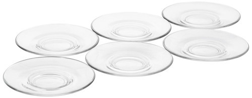 HEYBELI ÇAY TABAĞI 126 MM 6'LI HEDİYELİK KUTU