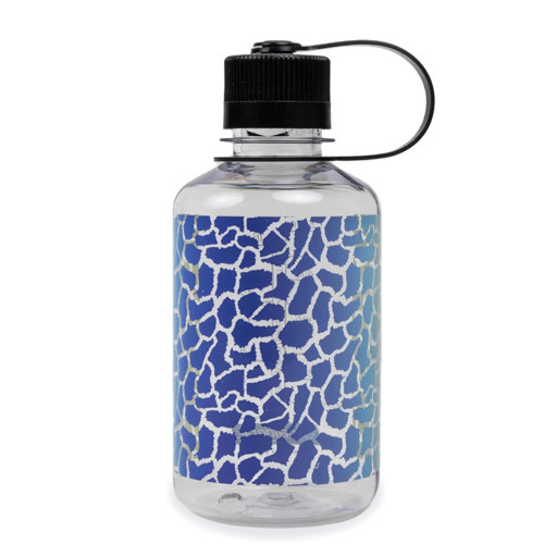 Sustain BPA içermeyen su şişesi,%50 atıktan, 473 ml, dar ağız, gökkuşağı zürafa