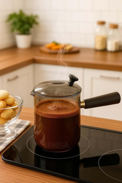 Çok Amaçlı Isıya Dayanıklı & Sosluk 550 ml - Saplı