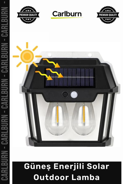 #Solar Güneş Enerjili Duvar Montajlı Şık Çevre Dostu Ekonomik Dayanıklı Solar Outdoor Lamba
