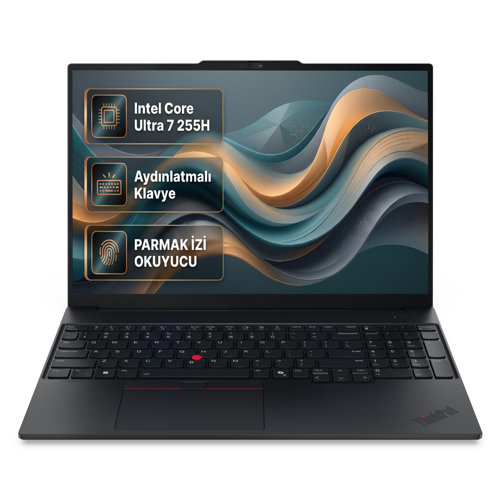 ThinkPad E16 Gen 3 Intel Core Ultra 7 255H 64GB 4TB SSD 16" Freedos Laptop 21SSS29BTX 011