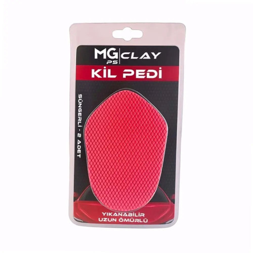 Yedek Cırtlı El Kil Pedi 2'li Set 12x8 cm - Clay Pad Sponge Block