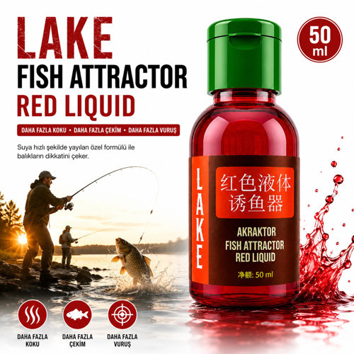 Lake Atraktor Balık Cezbedici Red Sıvı 50 gr