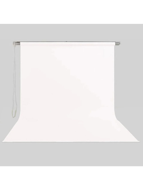 Stil Fon 195 cm X 300 cm Beyaz Fon Perdesi Seti