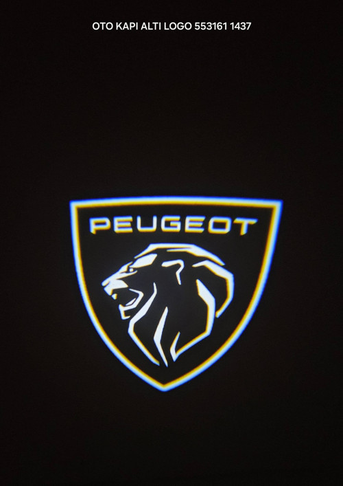 Peugeot Yeni Logo Araçları Kapı Altı Led Logo Mesafe Sensörlü Yeni Nesil 2 ADET